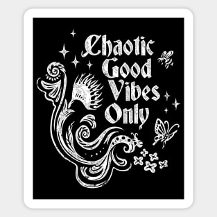 Chaotic Good Vibes Floral Sticker